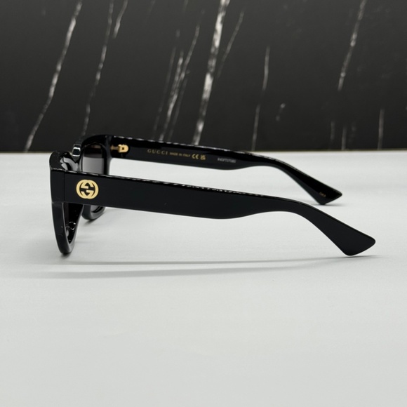 NEW GG1578S 001 GUCCI BLACK GREY CAT EYE WOMEN GUCCI SUNGLASSES - Picture 7 of 12